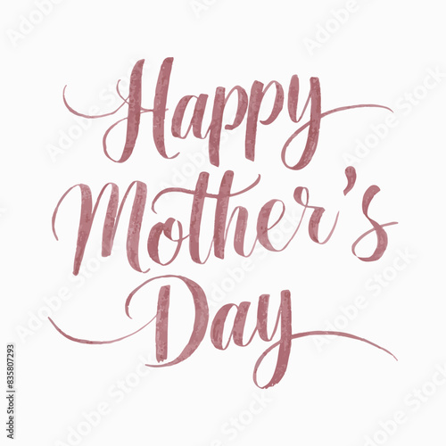 Happy mother's day typography in vector