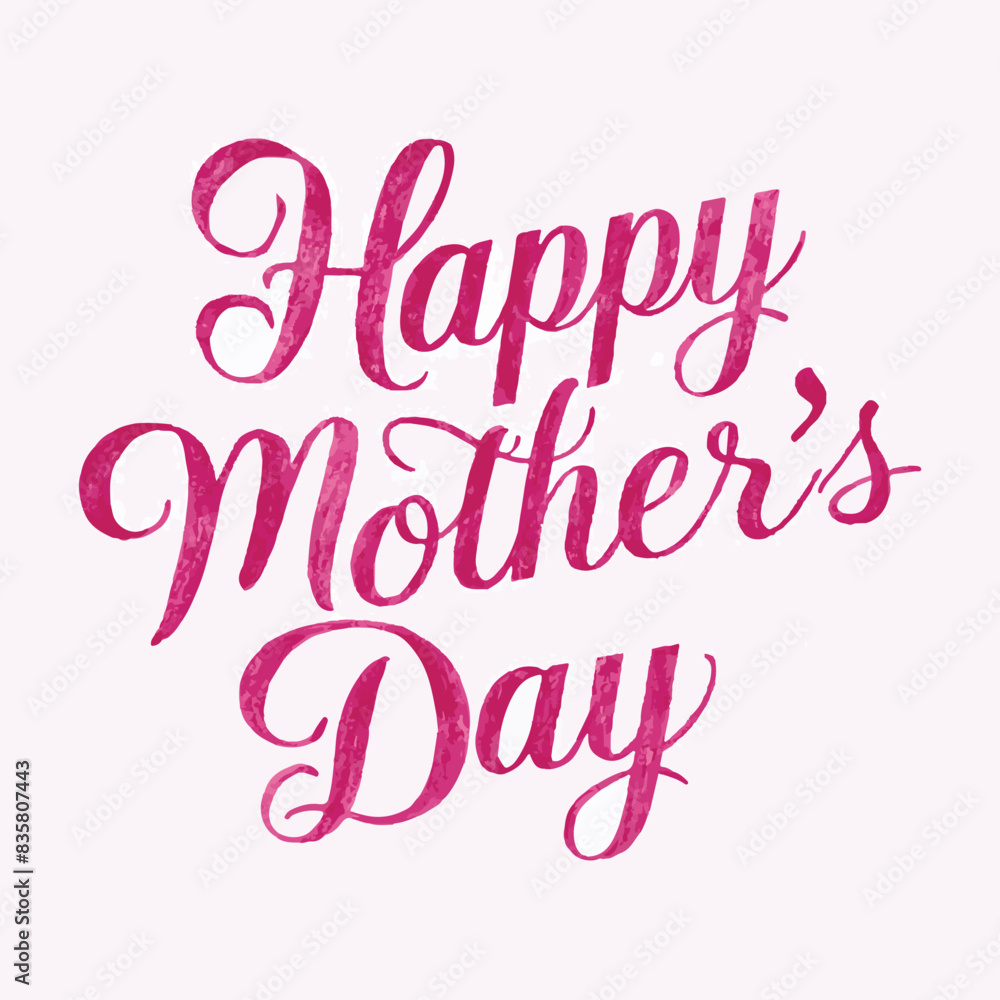 Happy mother's day typography in vector Happy mother's day typography in vector