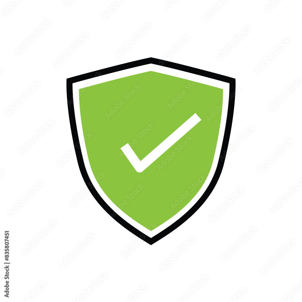 Shield check mark icon. Shield with a checkmark in the middle Protection icon. Security shield protected icon. Vector illustration with background. 11.11 Shield check mark icon. Shield with a checkmark in the middle Protection icon. Security shield protected icon. Vector illustration with background. 11.11