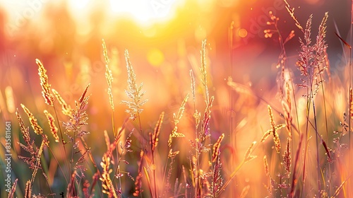 Beautiful natural panoramic countryside landscape.  