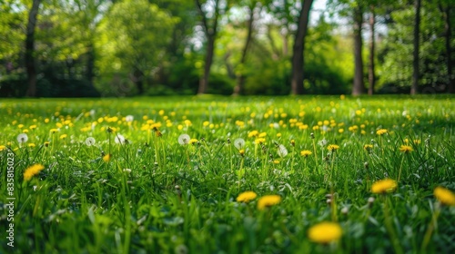 Beautiful spring natural background.  