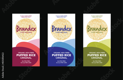 Organic High Fibre Puffed Rice cakes