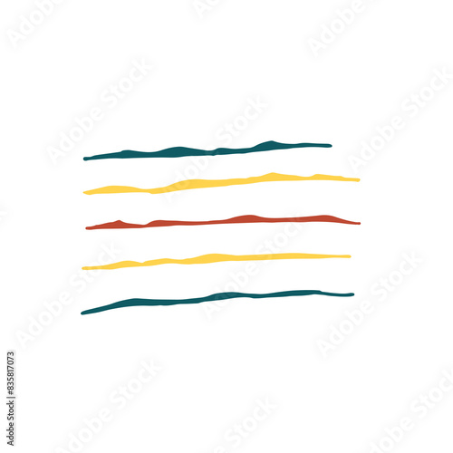 Doodle Line Art Abstract