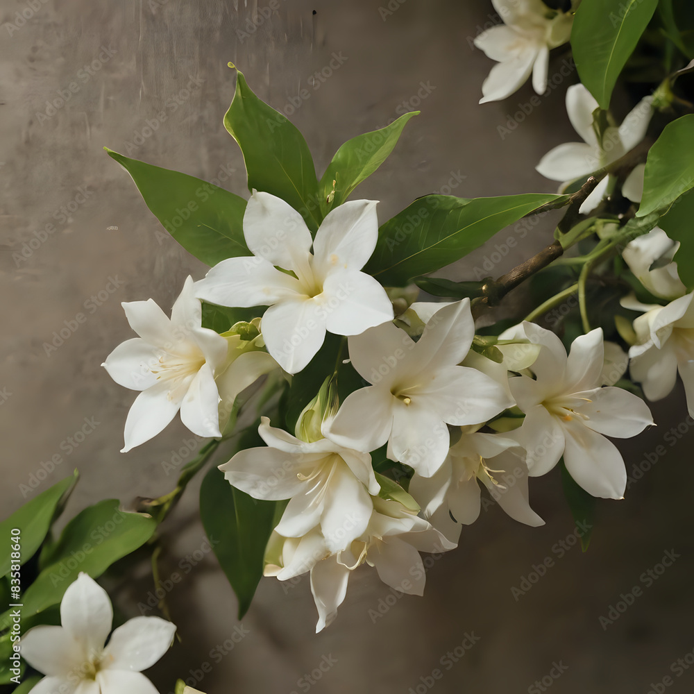 a white flower that is on a branch a white flower that is on a branch