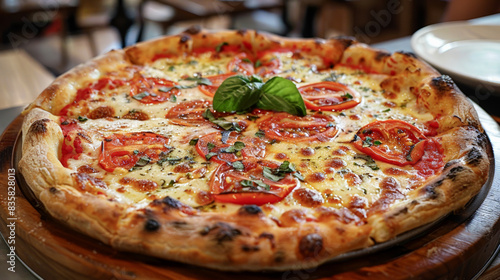 Traditional Italian pizza