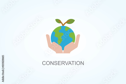 Conservation Vector  Or Logo Sign Symbol Illustration