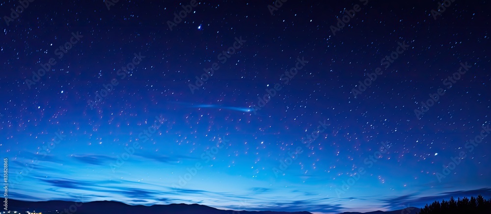 Andromeda galaxy in the night sky with a meteor shower during the Perseid event; a stunning celestial view with a vast expanse and a copy space image included. Andromeda galaxy in the night sky with a meteor shower during the Perseid event; a stunning celestial view with a vast expanse and a copy space image included.