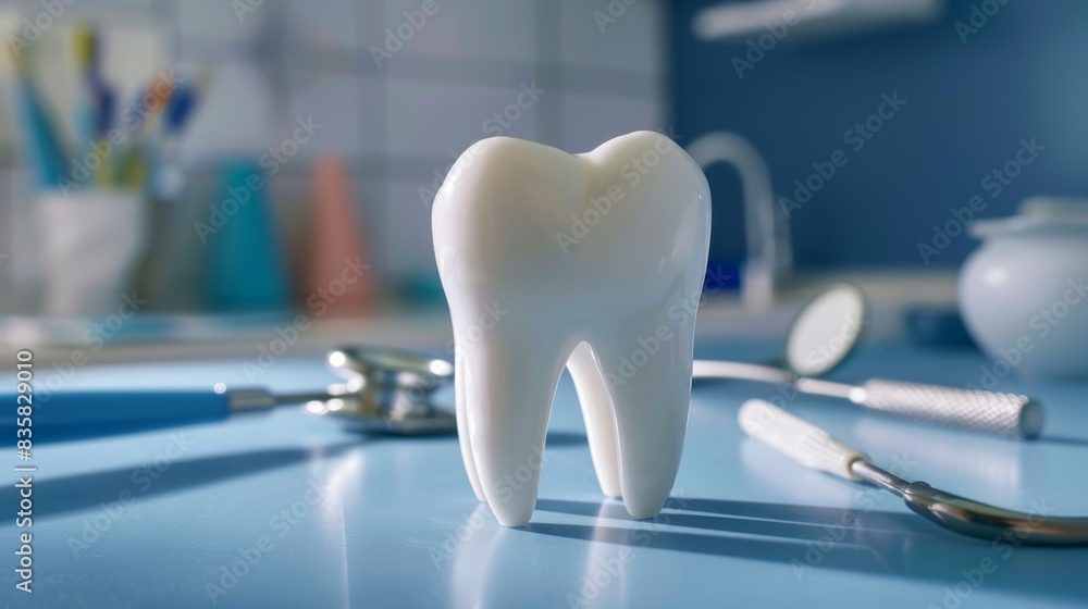 The tooth model display The tooth model display