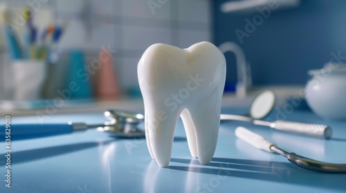The tooth model display photo