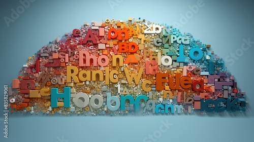 A word cloud summarizing customer feedback, with the size of each word proportional to its   photo
