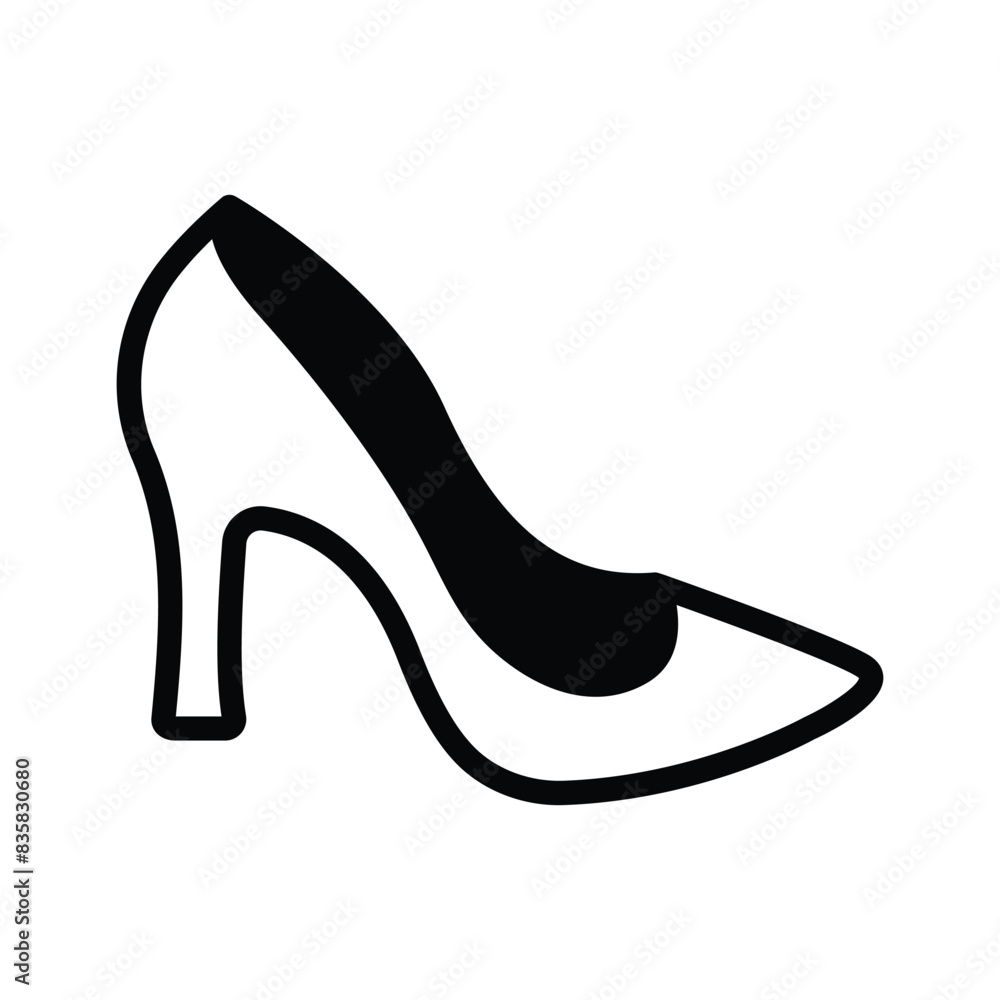 High heel shoes icon, wedding gift, expensive shoes High heel shoes icon, wedding gift, expensive shoes