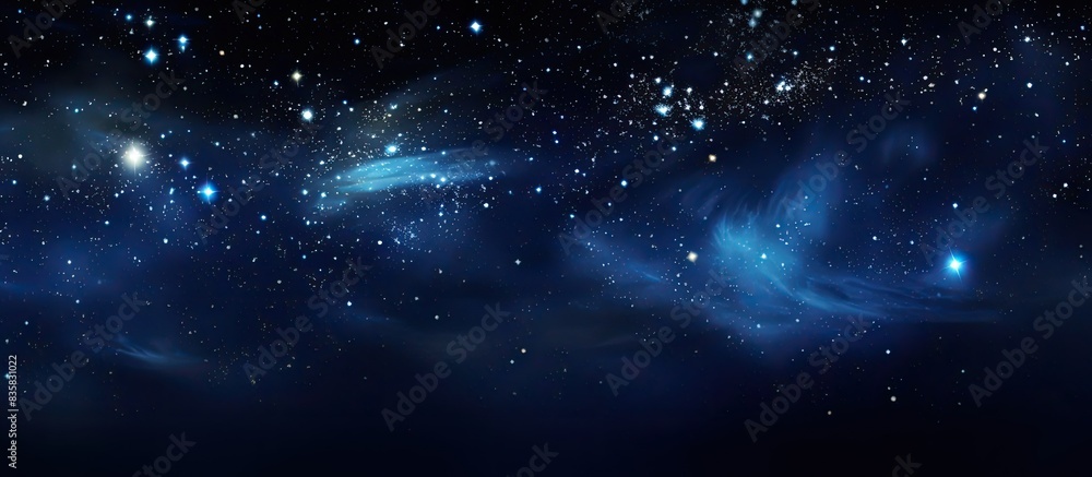 A stunning comet with a long tail shines brightly in the celestial night sky, set against a captivating background with copy space image for astronomical photography. A stunning comet with a long tail shines brightly in the celestial night sky, set against a captivating background with copy space image for astronomical photography.