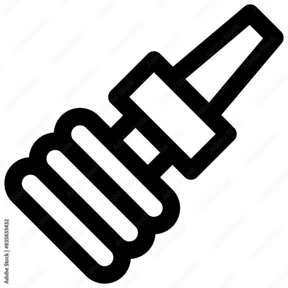 Haemostatic powder. Editable stroke vector icon. Haemostatic powder. Editable stroke vector icon.