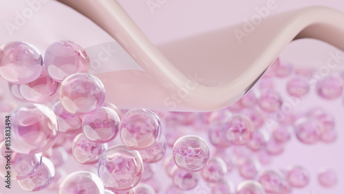 Photos Collagen lifting skin up. return youth and beauty.