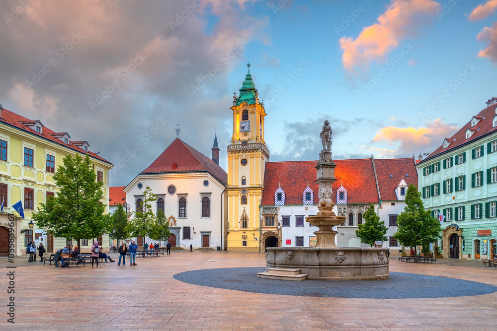 Cityscape image of downtown Bratislava, capital city of Slovakia Cityscape image of downtown Bratislava, capital city of Slovakia