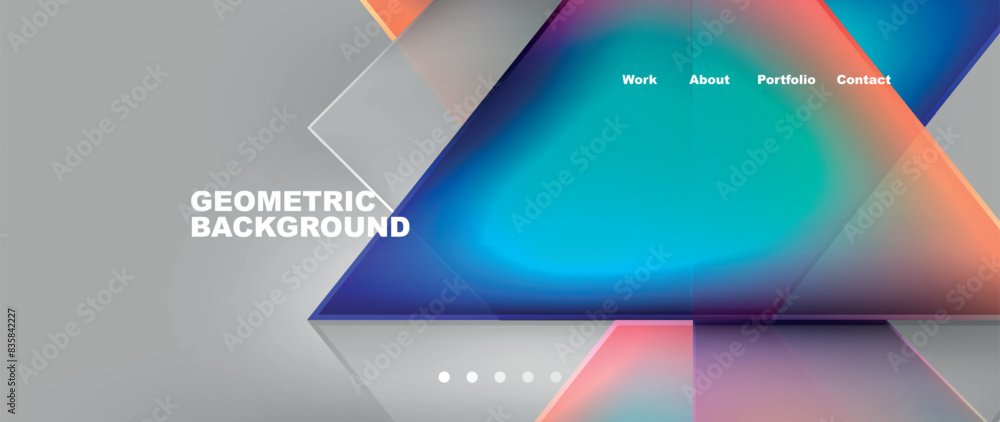 Gradient triangle geometric minimal wallpaper Gradient triangle geometric minimal wallpaper
