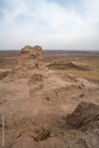 Ruins of ancient Ayaz-Kala Fortress photo