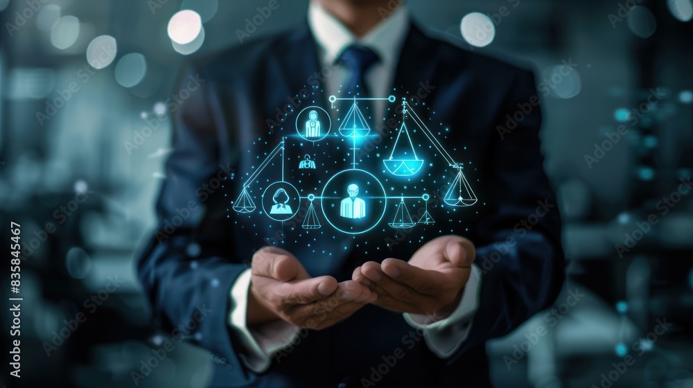 Social business communication concept Social business communication concept