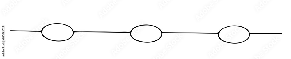 Abstract Border Divider Line Art Hand Drawn Abstract Border Divider Line Art Hand Drawn