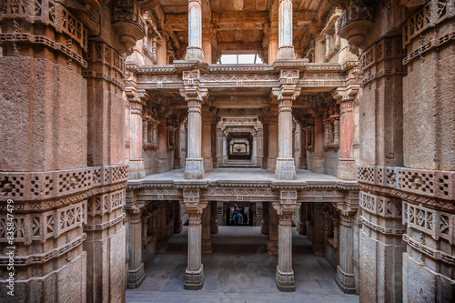 Adalaj Stepwell or Rudabai Stepwell is a stepwell located in the small town of Adalaj, close to Gandhinagar city in the Indian state of Gujarat, India.