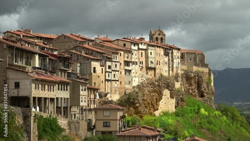 Mirador de Frias ( Viewpoint of Frias), Located at the Montes Obarenses, the medieval town of Frías is considered one of the prettiest villages in Spain and declared of Cultural Interest.