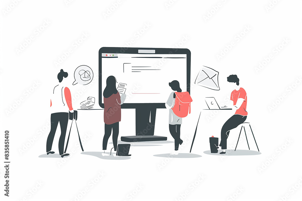 Back to school. Education concept. White background.