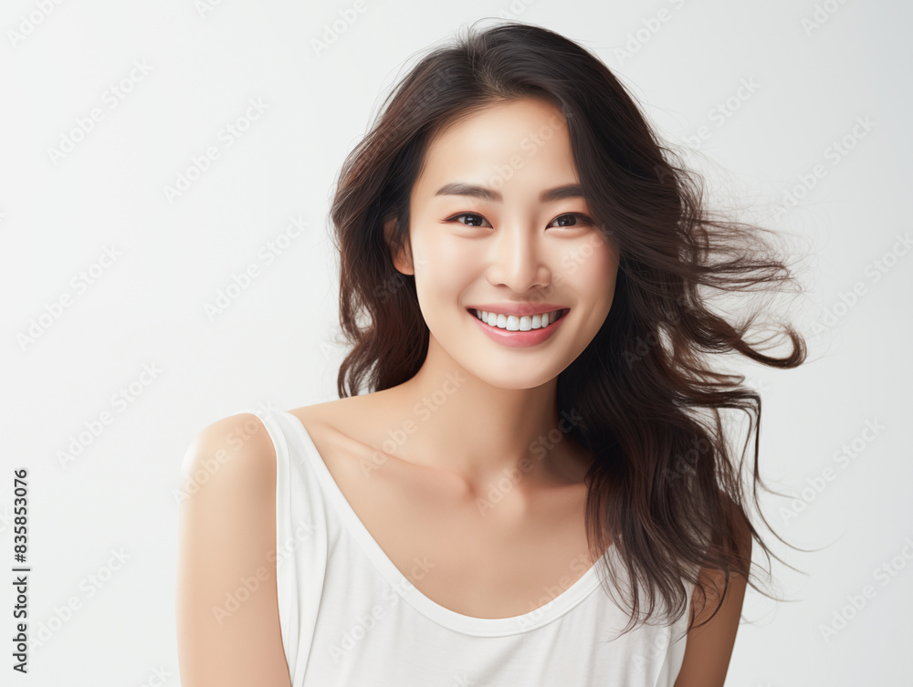 Asian Woman with a Bright Smile Asian Woman with a Bright Smile