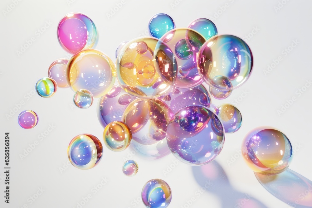 Realistic photograph of a complete Bubble charts,solid stark white background, focused lighting Realistic photograph of a complete Bubble charts,solid stark white background, focused lighting