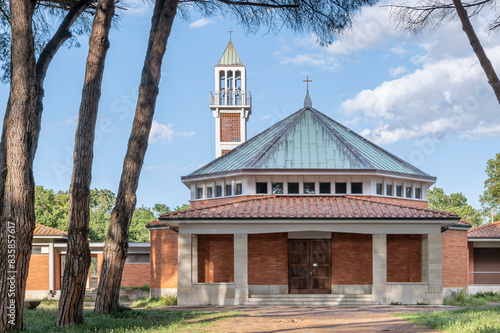 The church of San Lussorio in the park of San Rossore, Pisa, Italy photo