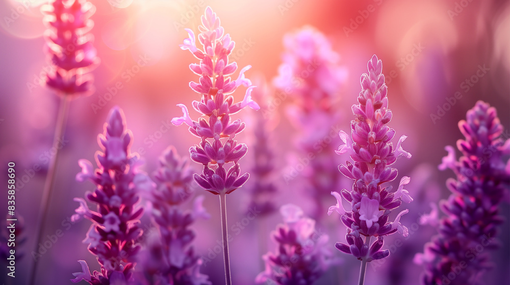A field of purple flowers with a bright sun in the background. The flowers are in full bloom and the sun is shining brightly on them. The scene is peaceful and serene A field of purple flowers with a bright sun in the background. The flowers are in full bloom and the sun is shining brightly on them. The scene is peaceful and serene