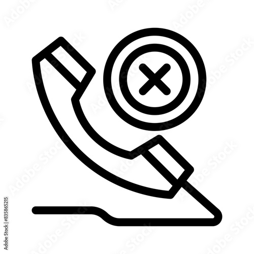 missed call line icon