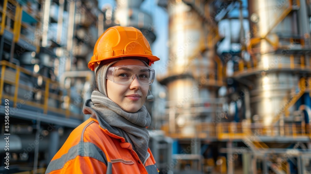 Worker in a Chemical Factory Worker in a Chemical Factory