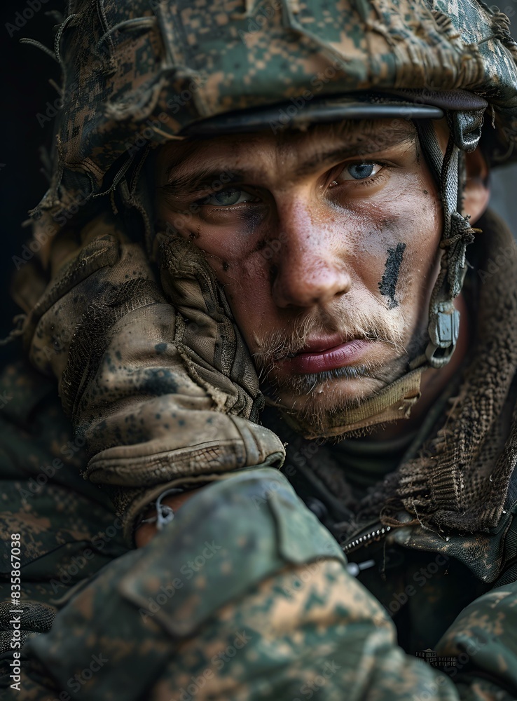 Portrait of a soldier Portrait of a soldier