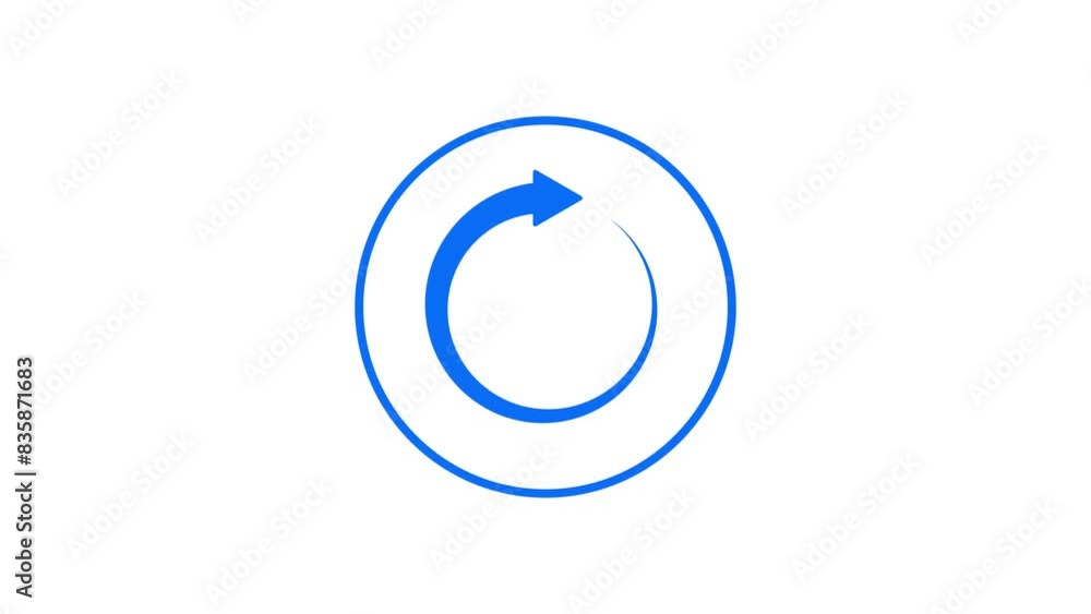 Refresh button icon animation, circle arrow icon set, reload, rotation on background
Refresh button icon animation, circle arrow icon set, reload, rotation on background