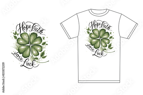 Beautiful colorful positive lettering t shirt design