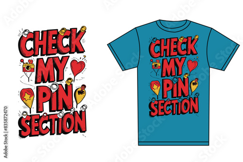 Beautiful colorful positive lettering t shirt design