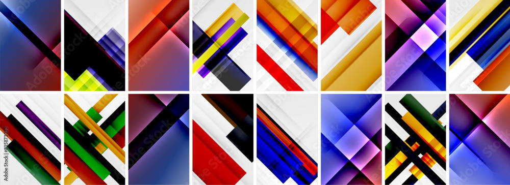 Set of low poly triangles poster geometric backgrounds. Vector Illustration For Wallpaper, Banner, Background, Card, Book Illustration, landing page Set of low poly triangles poster geometric backgrounds. Vector Illustration For Wallpaper, Banner, Background, Card, Book Illustration, landing page