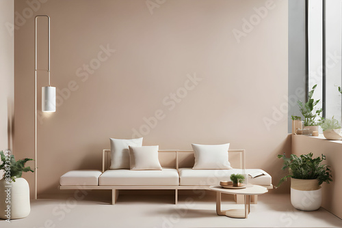 modern living room , Generative ai  © 민서 서