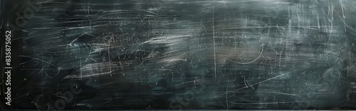 Creative Space: Blackboard with Chalk Marks