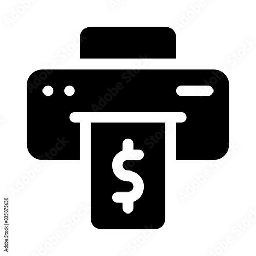 printer glyph icon