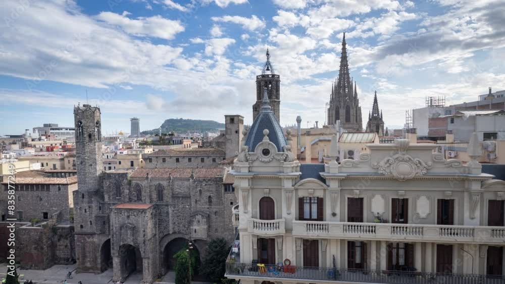 cathedral of barcelona in the gothic quarter of the city cathedral of barcelona in the gothic quarter of the city