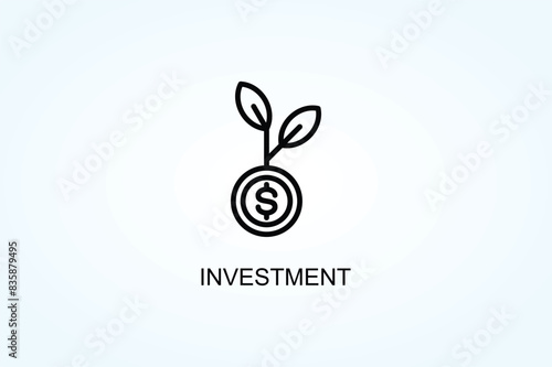 Investment Vector  Or Logo Sign Symbol Illustration