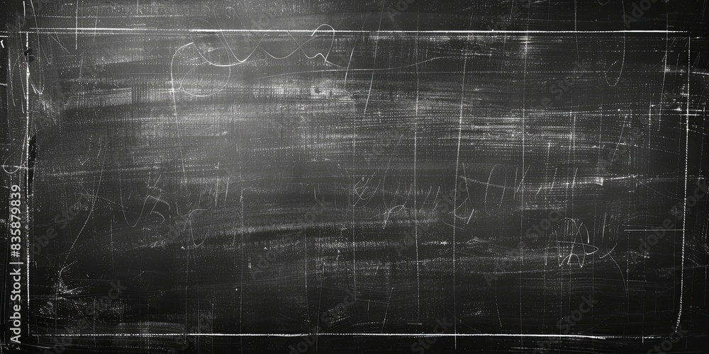 Creative Space: Blackboard with Chalk Marks Creative Space: Blackboard with Chalk Marks