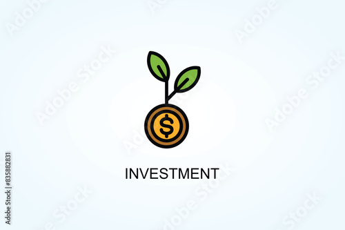 Investment Vector  Or Logo Sign Symbol Illustration