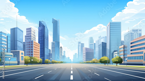 road in the city