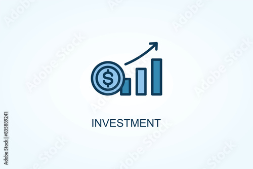 Investment vector  or logo sign symbol illustration
