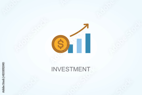 Investment Vector  Or Logo Sign Symbol Illustration