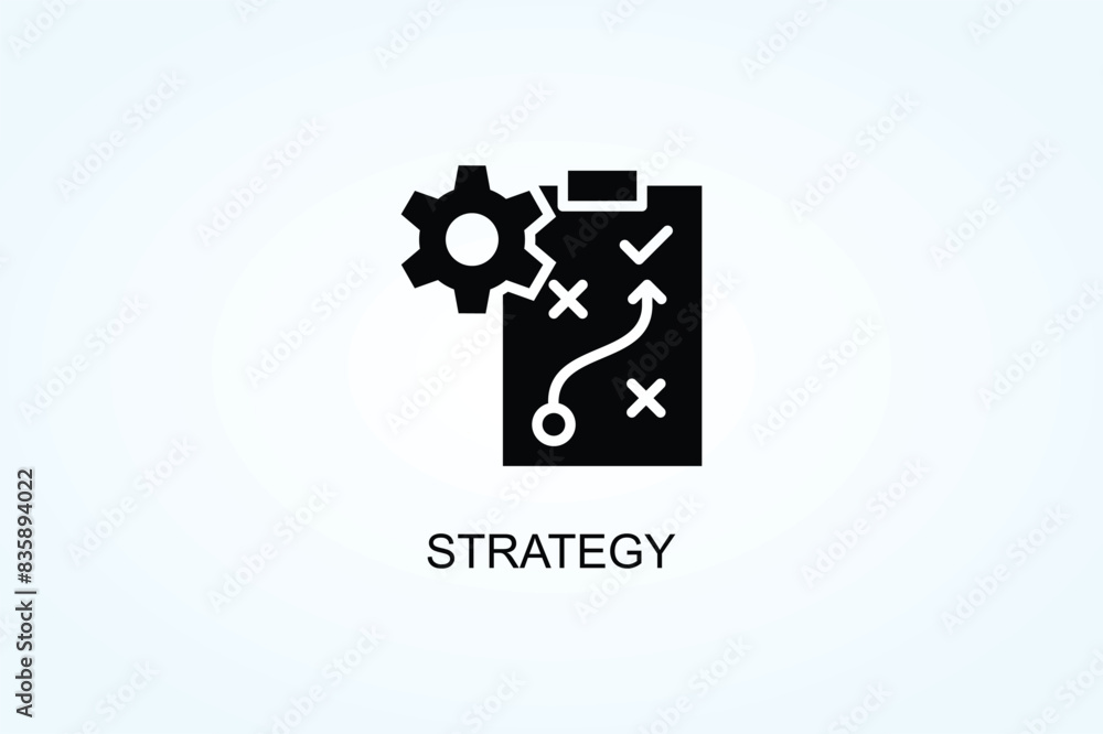Strategy Vector Or Logo Sign Symbol Illustration Strategy Vector Or Logo Sign Symbol Illustration