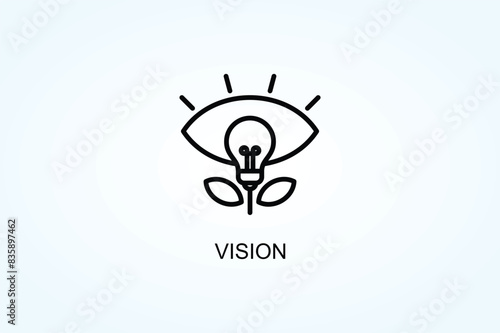 Vision Vector  Or Logo Sign Symbol Illustration