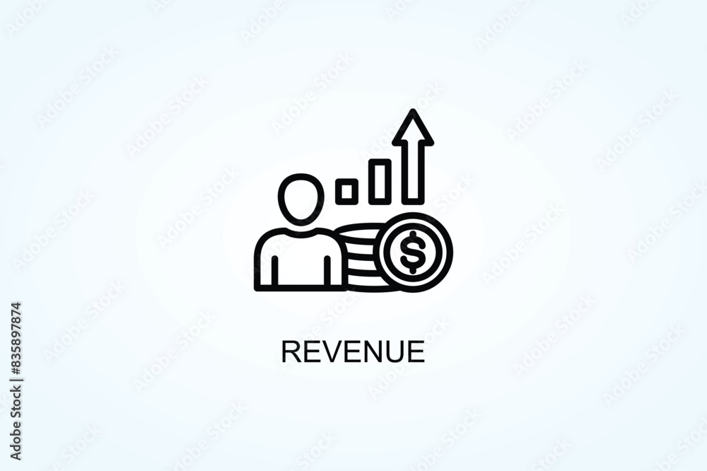 Revenue Vector Or Logo Sign Symbol Illustration Revenue Vector Or Logo Sign Symbol Illustration